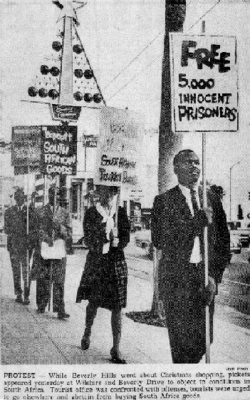 Ben Magubane in demonstration