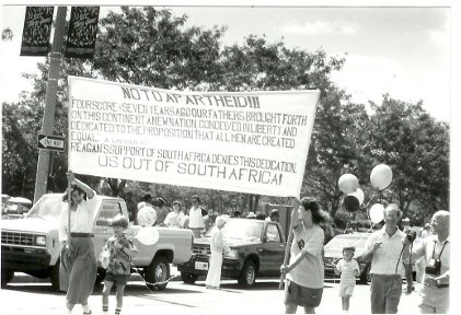 March in East Lansing, Michigan